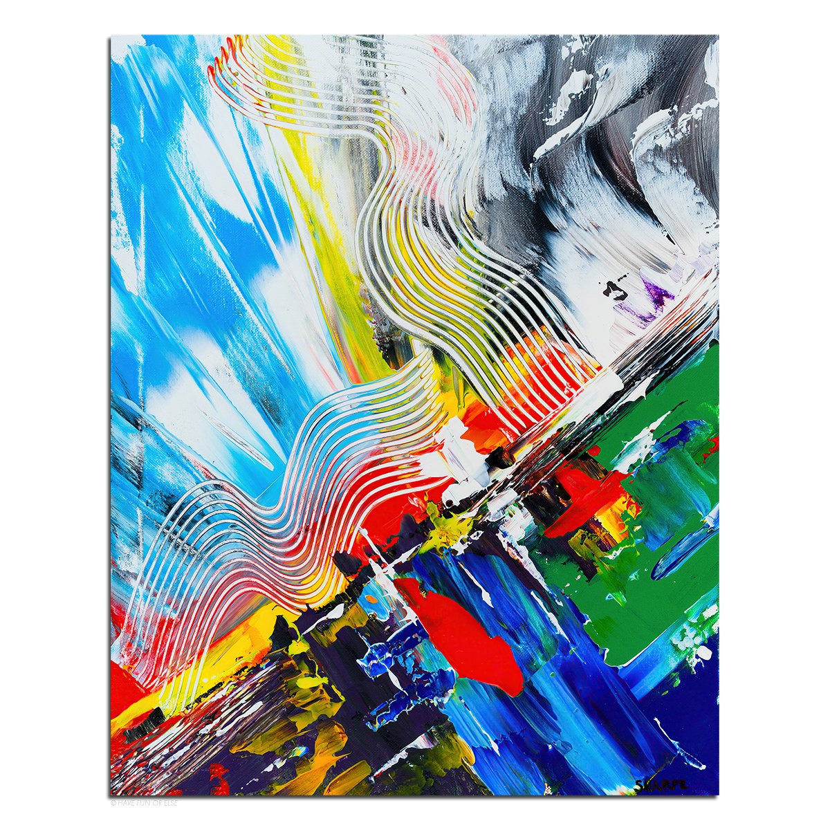 Colour Wave - Art Print