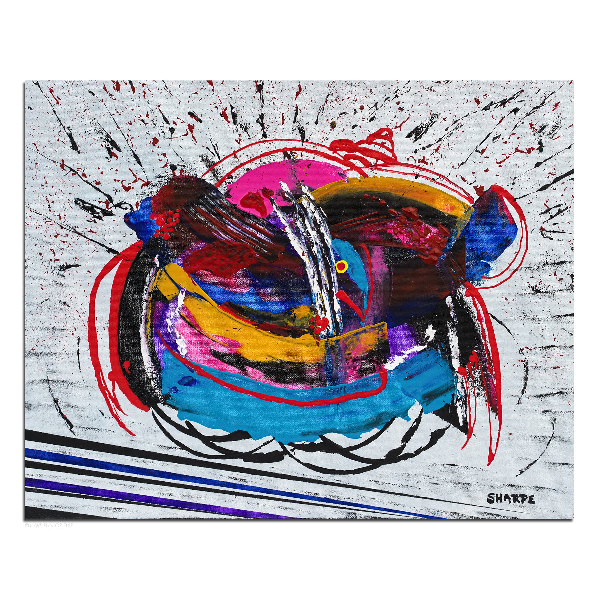 Bird Bath - Art Print
