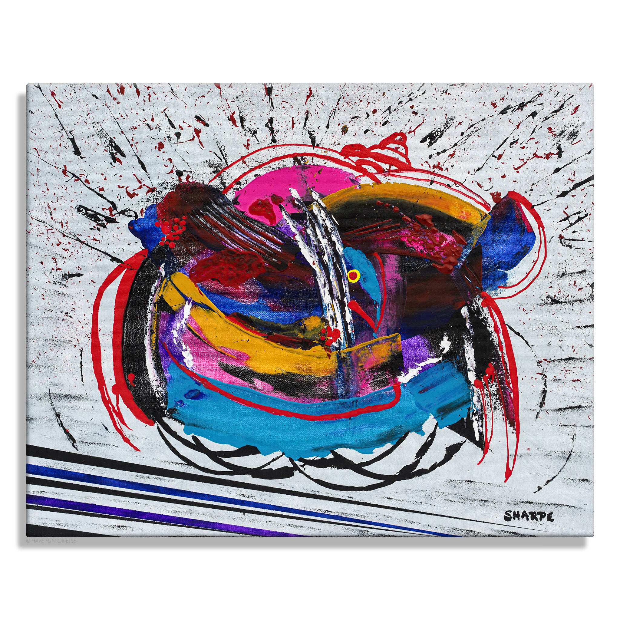 Bird Bath - Original Painting