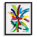 Doug Sharpe Dilemma Abstract Art Print Black Frame