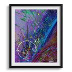 Doug Sharpe Neptune Abstract Art Print Black Frame