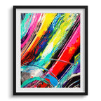 Doug Sharpe Stage Fright Abstract Art Print Black Frame