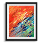 Doug Sharpe Ufo Abstract Art Print Black Frame