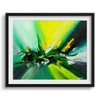 Doug Sharpe Warp Abstract Art Print Black Frame