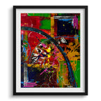 Doug Sharpe Window Abstract Art Print Black Frame