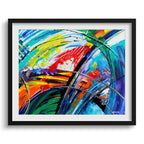 Doug Sharpe Wipers Abstract Art Print Black Frame