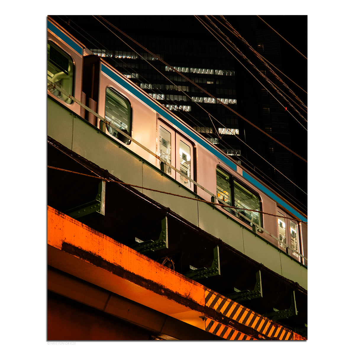 Yamanote Night - Photography Print