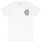 Have Fun Or Else Anti Social Media Club white tee, front